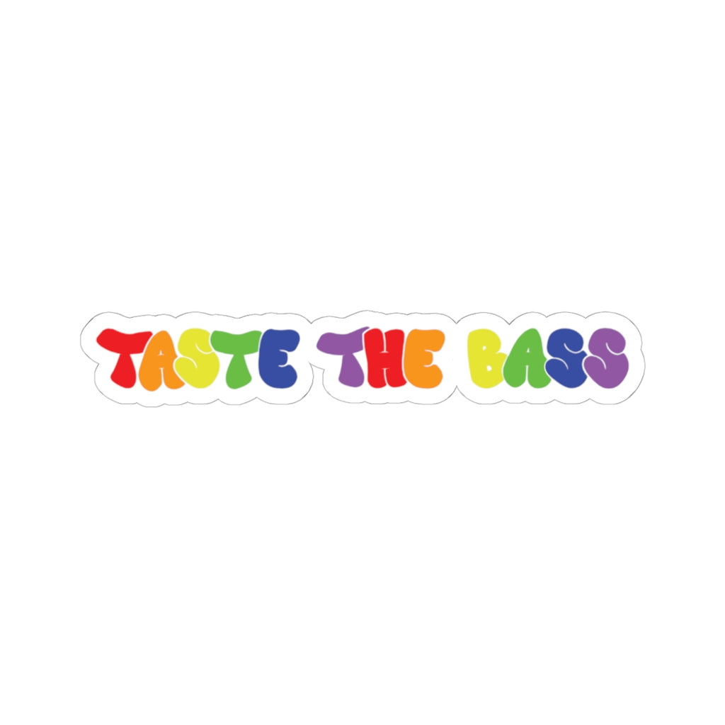 TASTE THE BASS STICKER